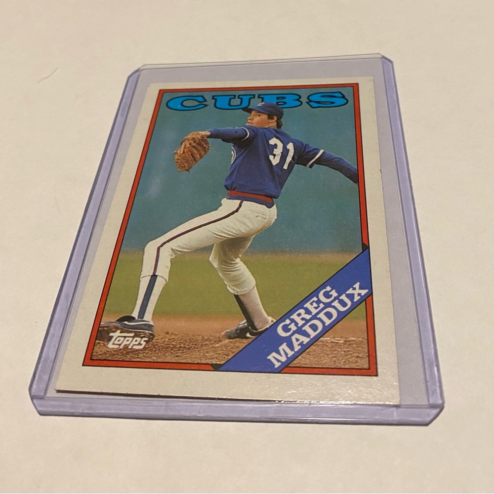 Greg Maddux 1988 Topps Baseball Card # 361 Chicago Cubs Vintage